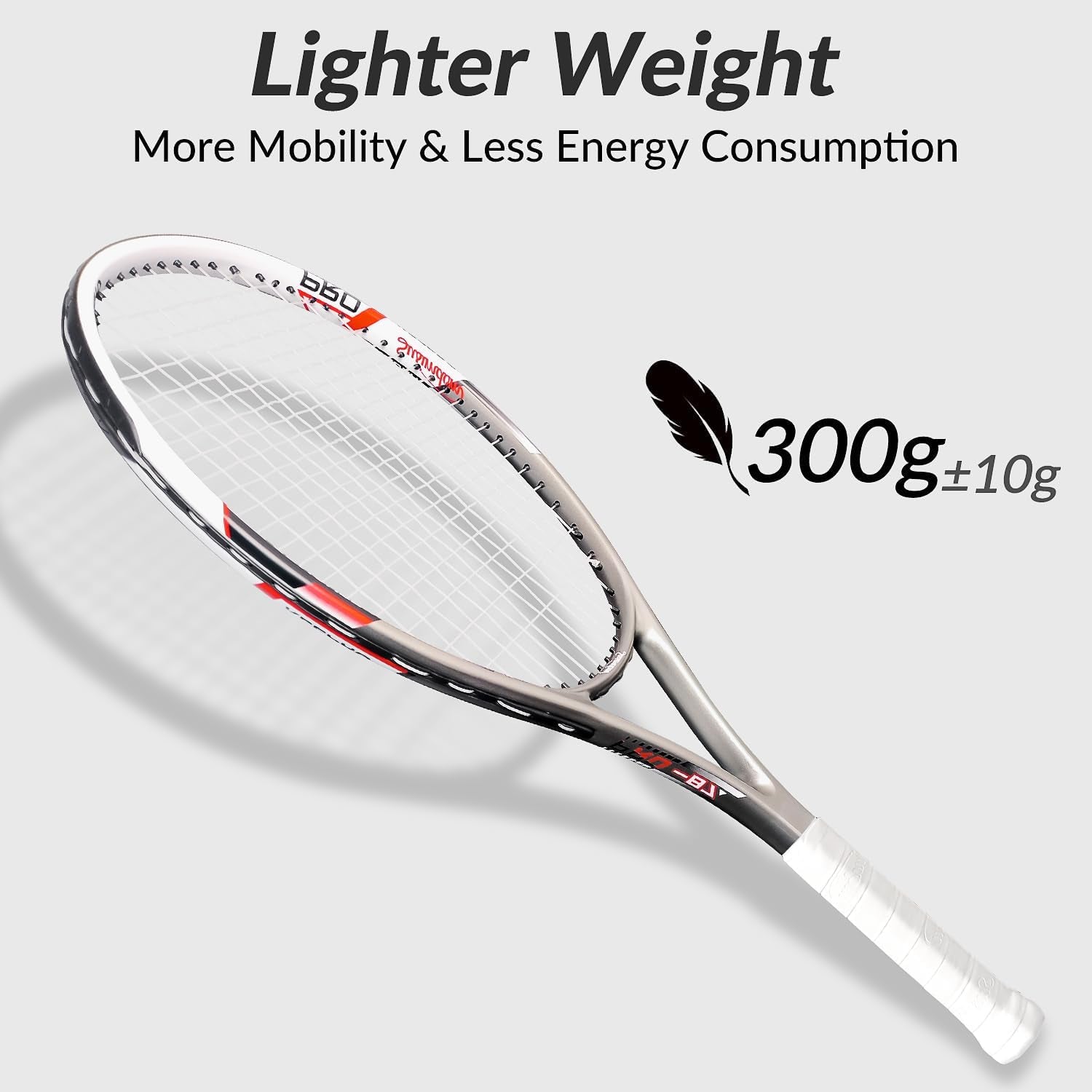Tennis Rackets for Adults Pre-Strung 27 Inch Tennis Racquets 2 Player Set with 3 Balls 1 Bag