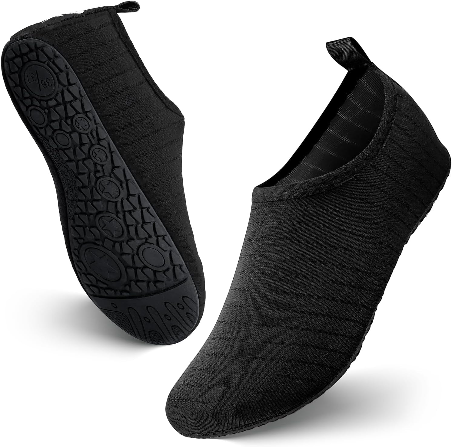 Water Shoes for Women Men Kids, Barefoot Quick-Dry Aqua Water Socks Slip-On Swim Beach Shoes for Snorkeling Surfing Kayaking Beach Walking Yoga