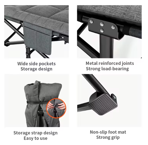Compact Folding 3 in 1. Comfortable. Ready Anywhere.