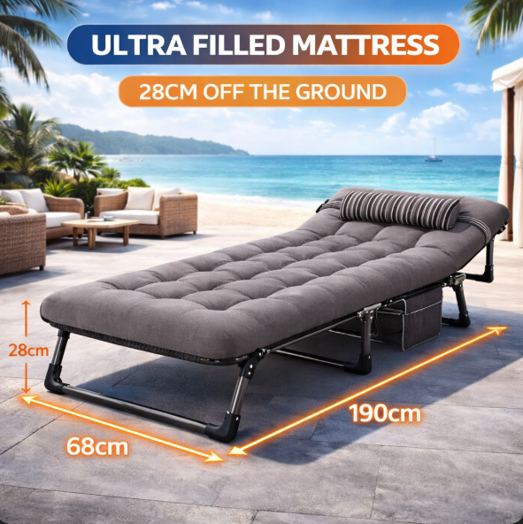 Ultra Mattress Portable Folding Bed Recliner