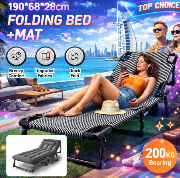 Ultra Mattress Portable Folding Bed Recliner