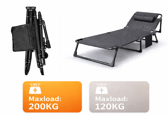 Ultra Mattress Portable Folding Bed Recliner