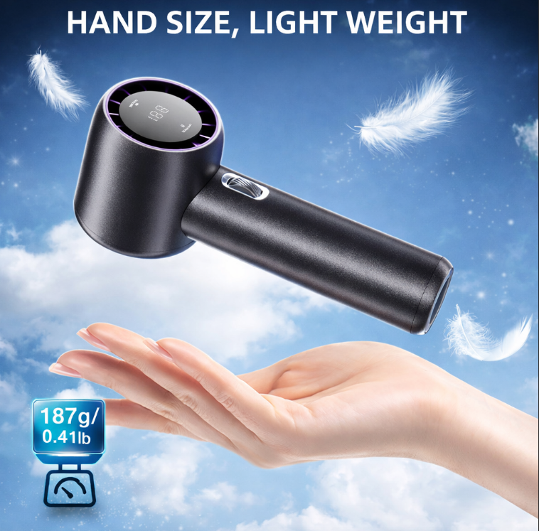 Mini Portable Fan, USB Rechargeable