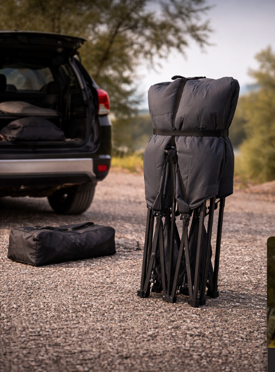 Compact Folding 3 in 1. Comfortable. Ready Anywhere.