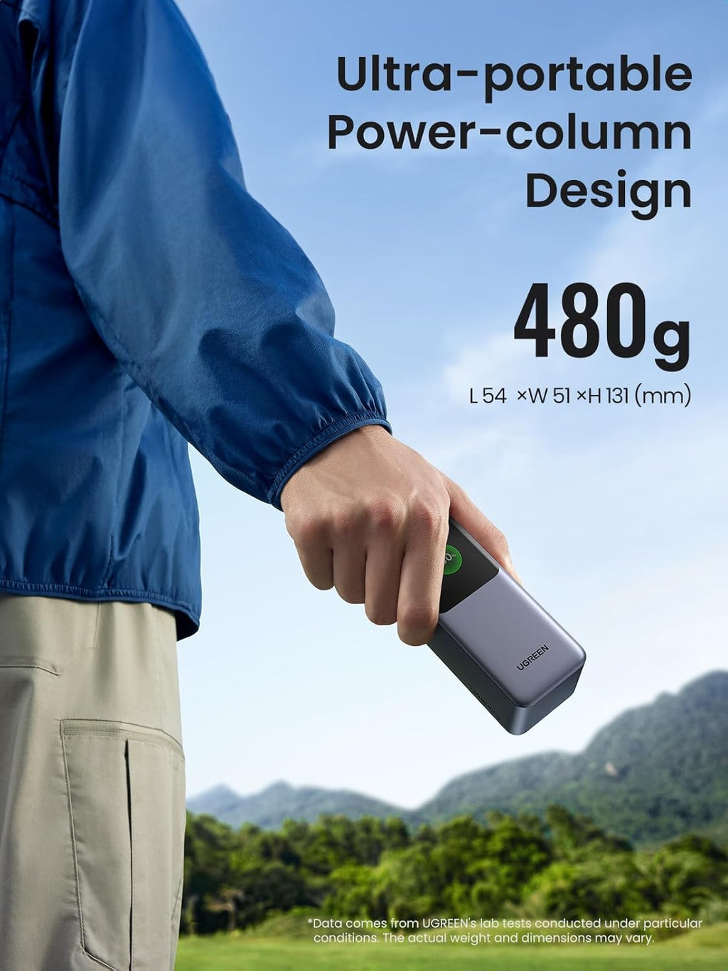130W Nexode Pro Power Bank 20000Mah Fast Charging 3-Port USB C Laptop Portable Charger 72Wh Battery Pack Smart TFT Display for Macbook, Ipad, Iphone 17 Pro Max, Galaxy S26 Ultra 60W, Pixel 10