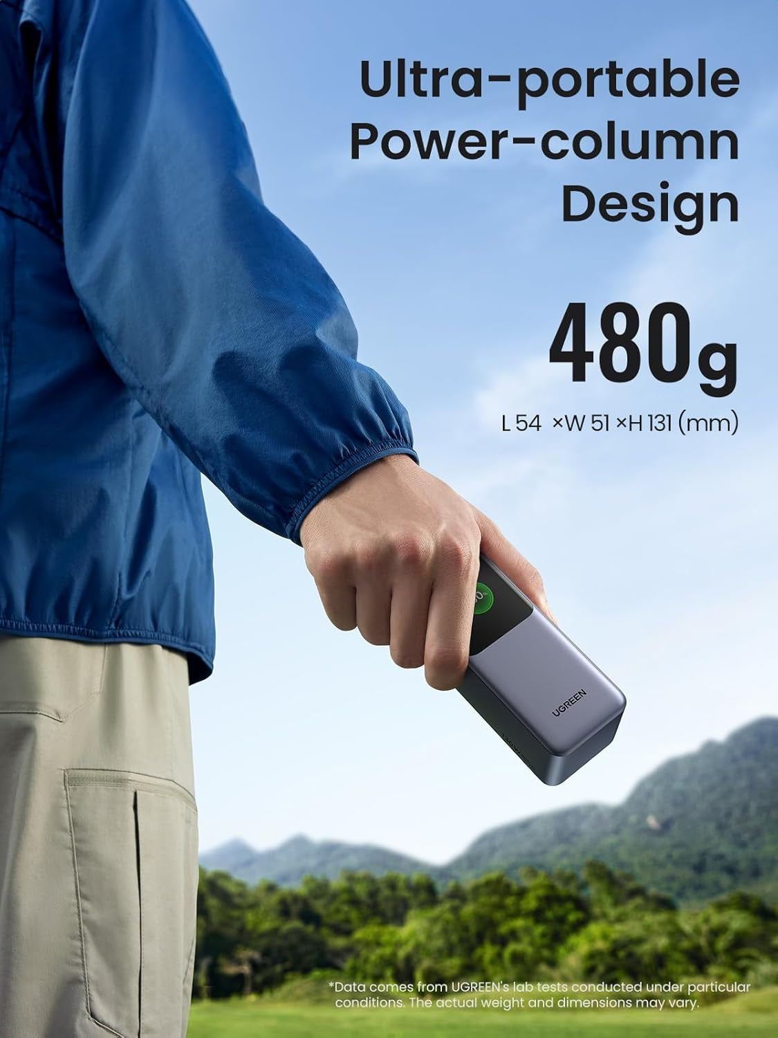 130W Nexode Pro Power Bank 20000Mah Fast Charging 3-Port USB C Laptop Portable Charger 72Wh Battery Pack Smart TFT Display for Macbook, Ipad, Iphone 17 Pro Max, Galaxy S26 Ultra 60W, Pixel 10