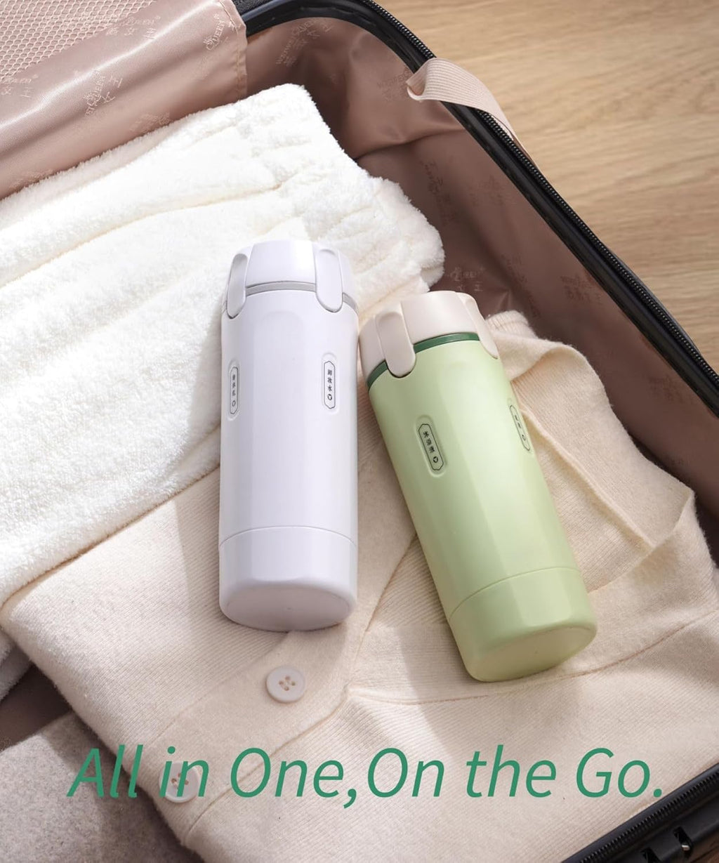 4 in 1 Travel Dispenser Bottle, Travel Toiletry Containers, Refillable, Leak Proof, Portable Containers for Shampoo Lotion Conditioner Cream, Flights Gym Bag Weekends Away (Green)