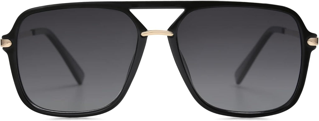 Trendy Aviator Polarized Sunglasses for Women Men, Retro Vintage 90S Shades Sunnies SJ2229