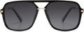 Trendy Aviator Polarized Sunglasses for Women Men, Retro Vintage 90S Shades Sunnies SJ2229