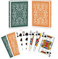 Playing Cards 2 Pack,Deck of Cards,Fun Cards Game for Kids and Adults,Poker Cards Professional,Bridge Standard Playing Cards Set,Suitable for Game Night,Various Party Game (Green/Orange)