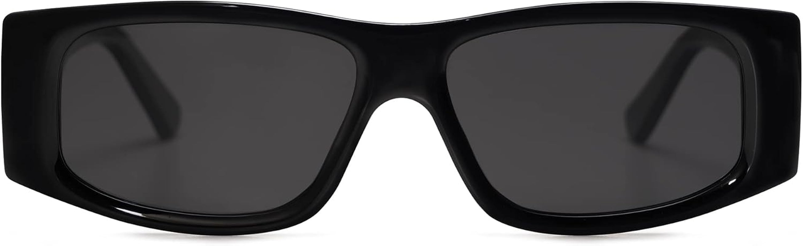 Trendy Y2K Rectangle Polarized Sunglasses for Women Men Fashion Designer Rave Sunglasses SJ2228